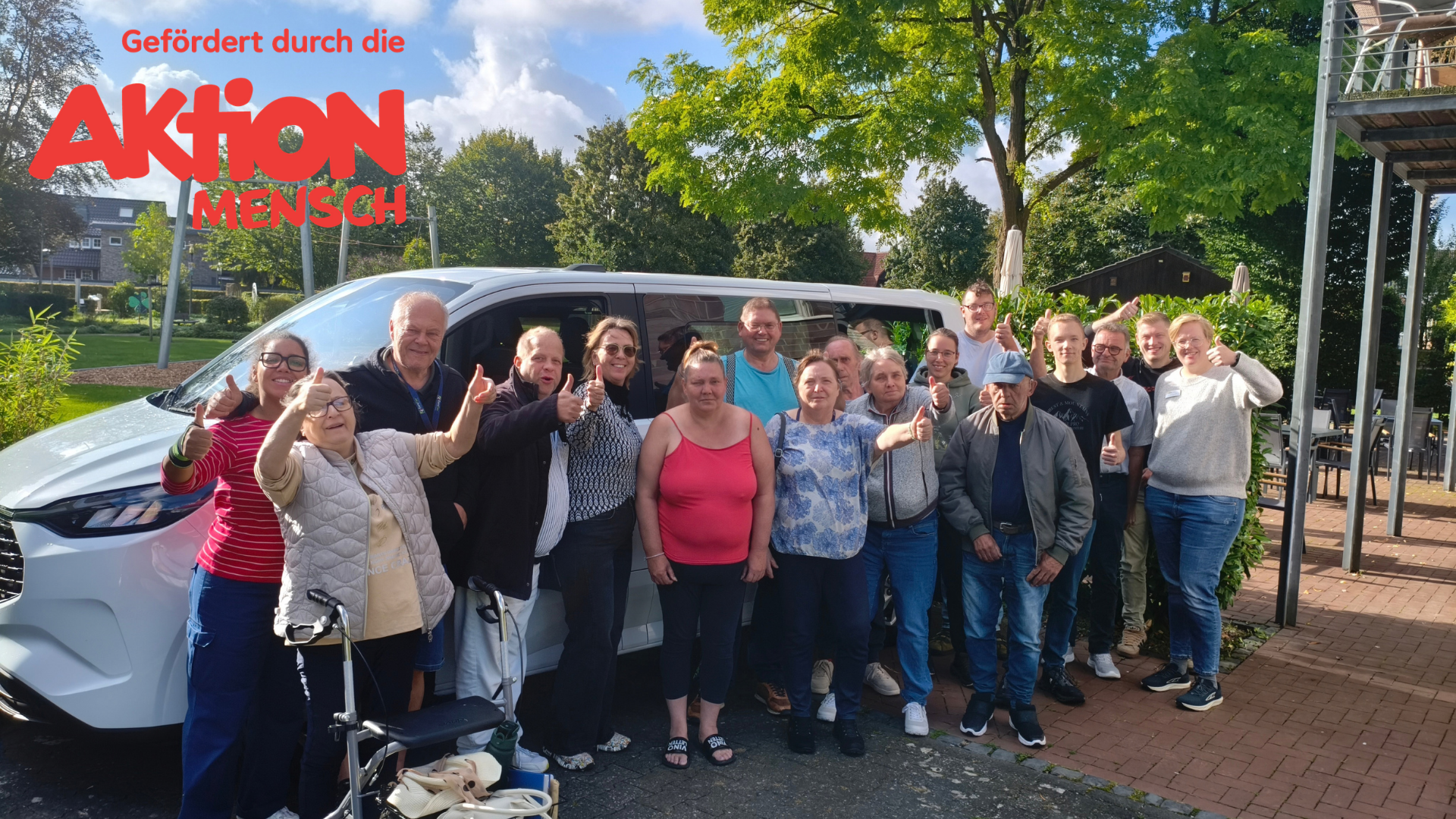Danke an die „Aktion Mensch“ für unseren neuen Bulli