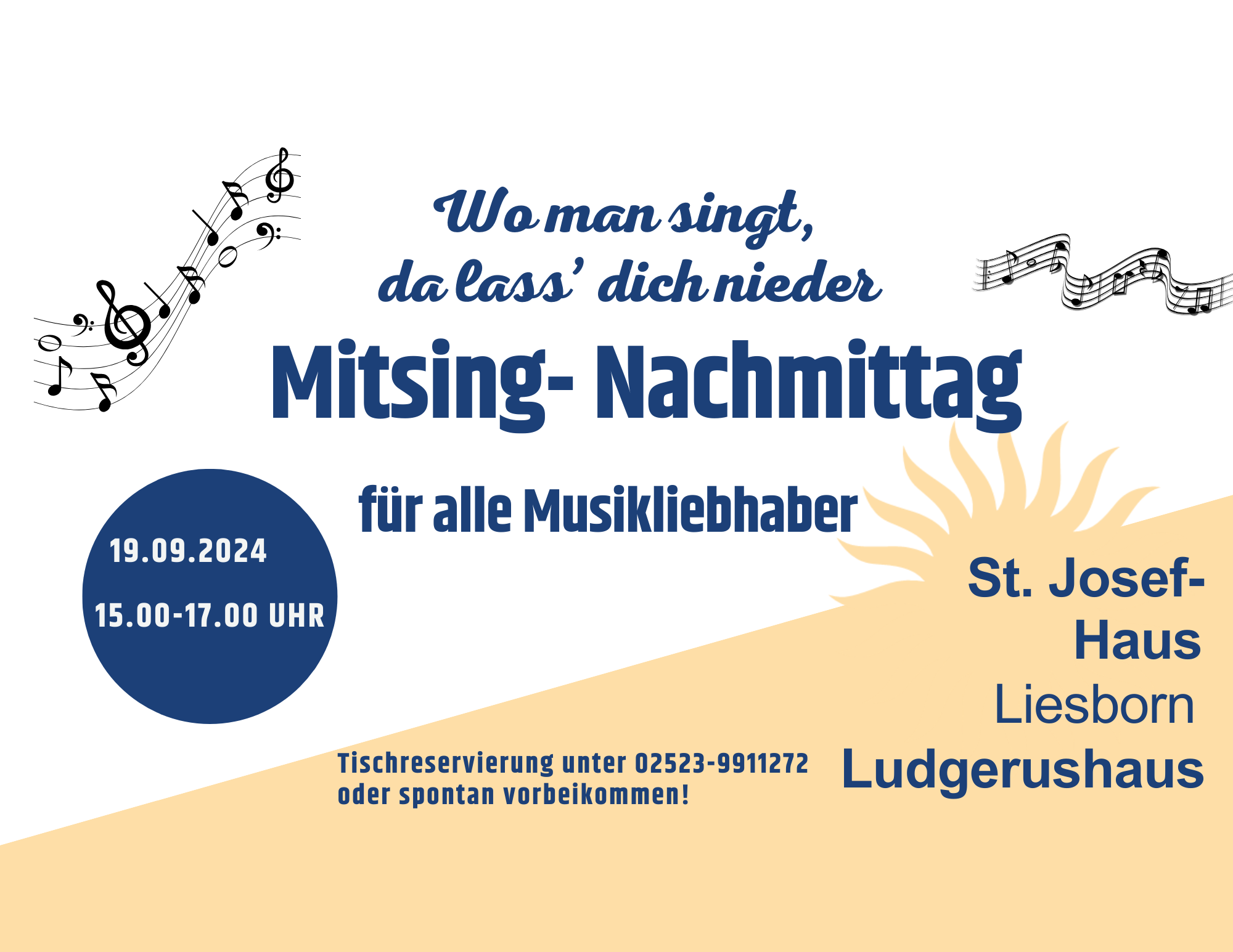 Integrativer Mitsing-Nachmittag